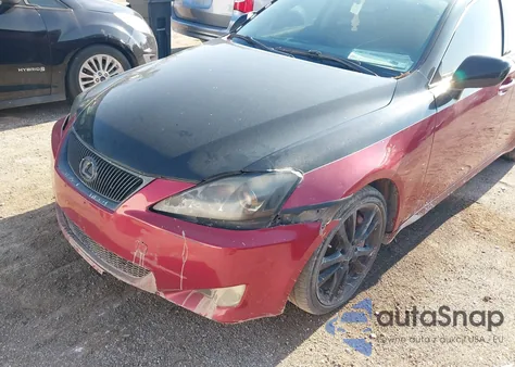 2006 Lexus Is 350 z USA, uszkodzony, nr VIN JTHBE262262000382